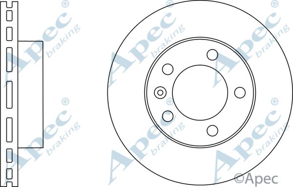 APEC BRAKING Jarrulevy DSK2838